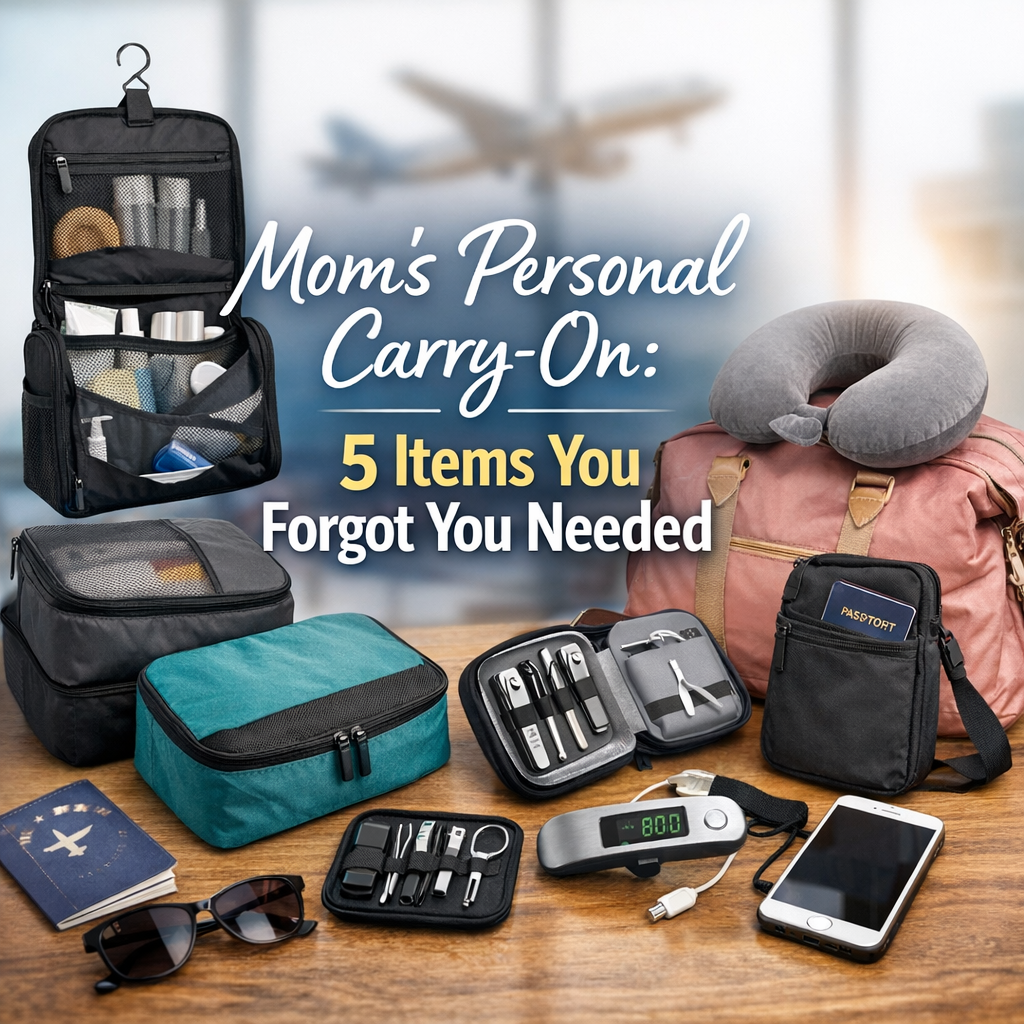 Mom’s Personal Carry-On: 5 Items You Forgot You Needed