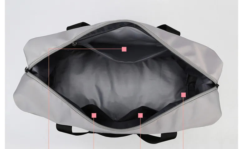 Women’s Travel Duffle Bag with Separate Shoe Compartment