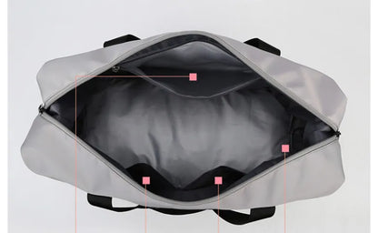 Women’s Travel Duffle Bag with Separate Shoe Compartment