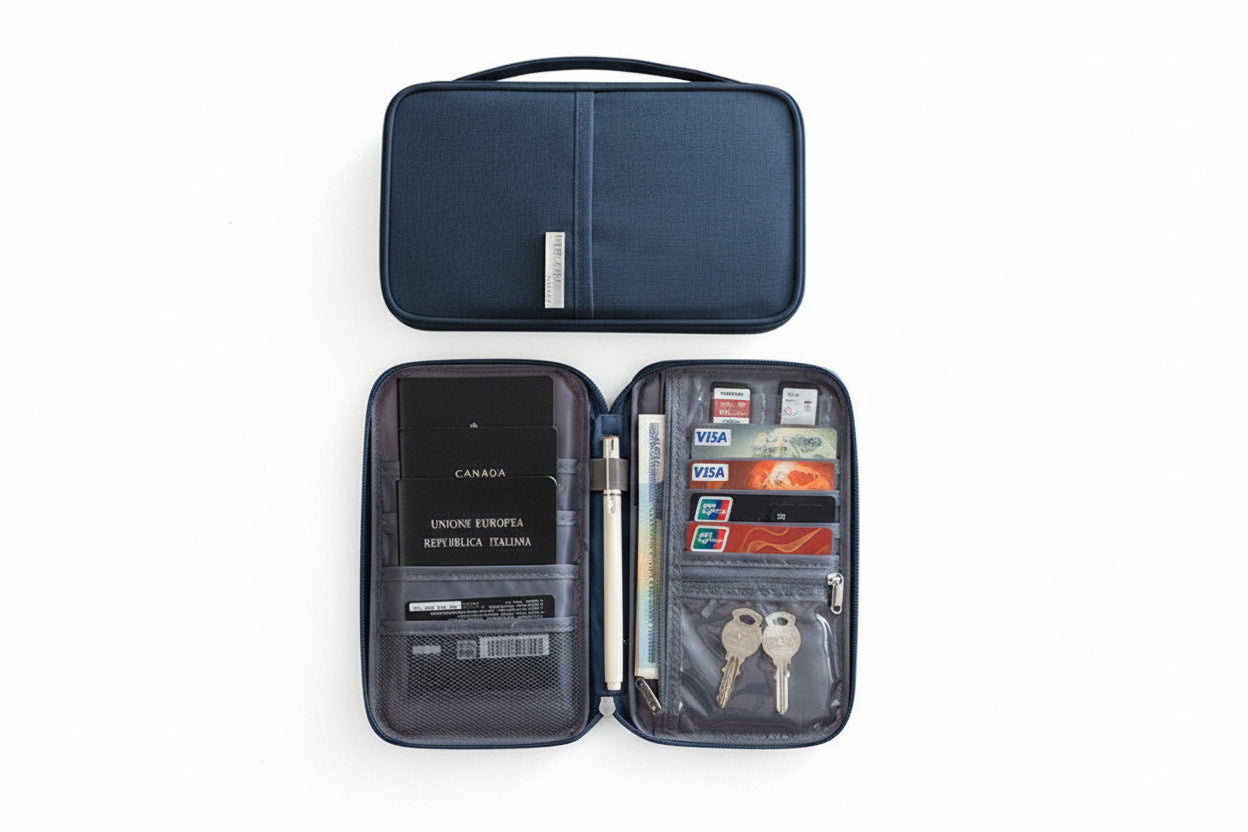 Family Travel Passport Holder | Waterproof Document & Passport Wallet