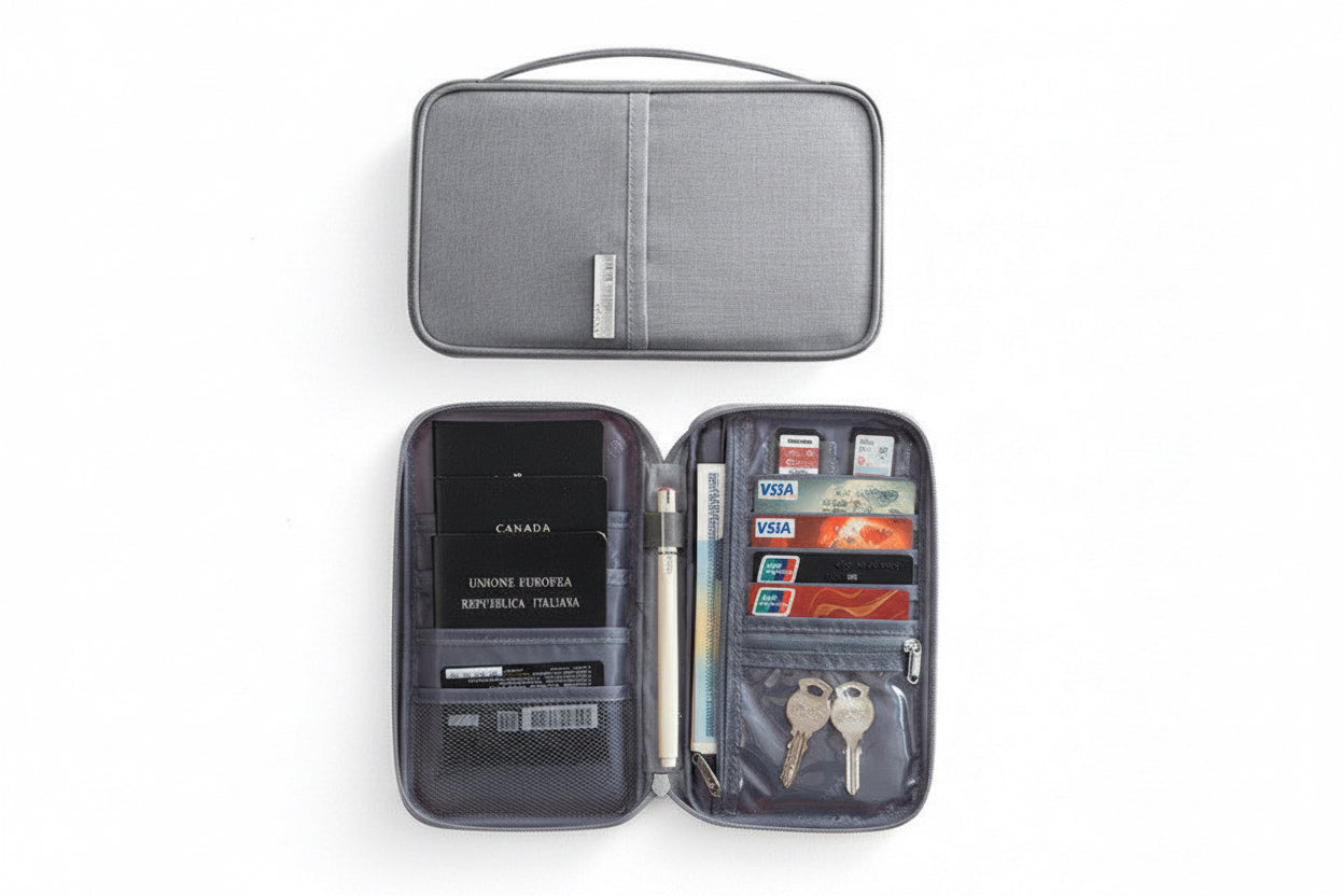 Family Travel Passport Holder | Waterproof Document & Passport Wallet