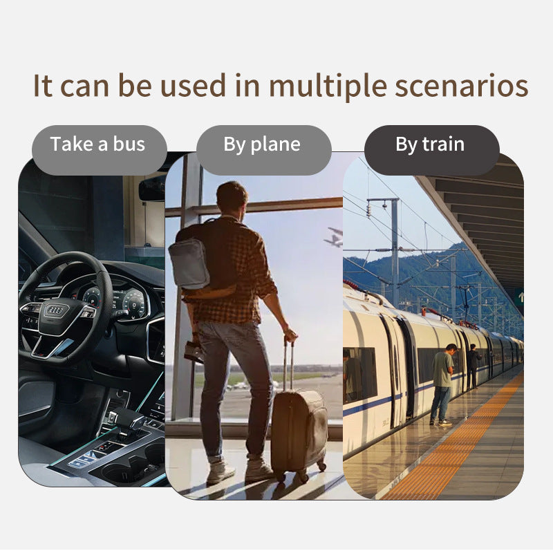 Memory Foam Travel Neck Pillow with Carry Bag | Adjustable Airplane Pillow Set