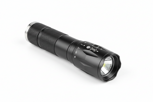 UltraBright Tactical LED Flashlight / Torch | 5-Mode Zoom, Waterproof, Heavy-Duty Aluminum