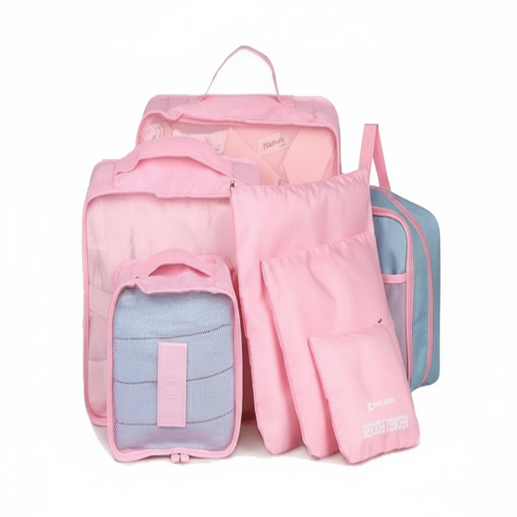 Travel Packing Cubes Set – Space-Saving Organisers for Luggage