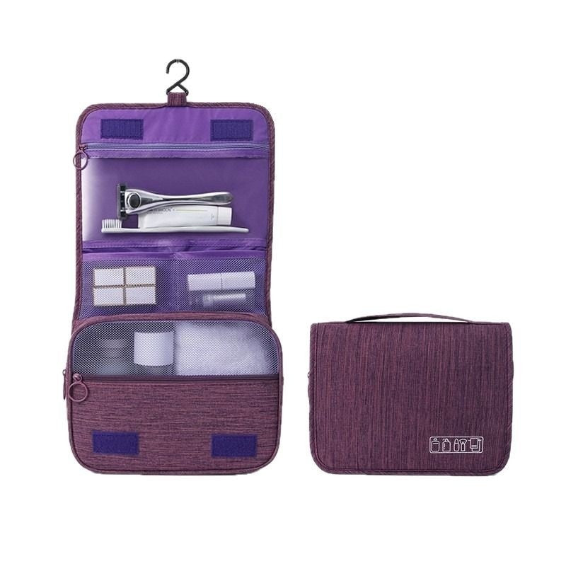 Modern Travel Toiletry Bag – Wet/Dry Compartments & Hanging Design