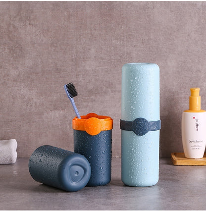 Travel Toothbrush Case & Rinse Cup