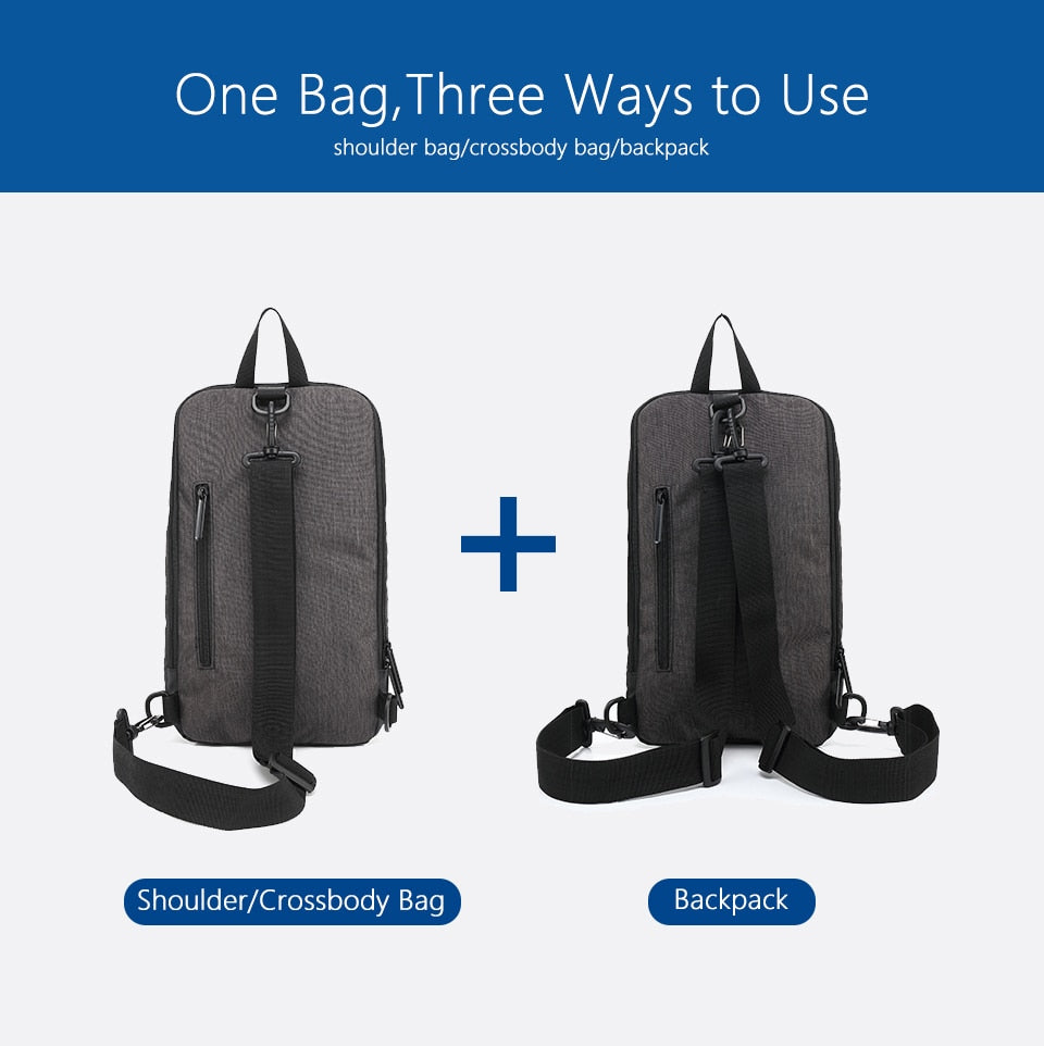 High-Quality Anti-Theft Chest Bag | Secure Oxford Cloth Crossbody Backpack