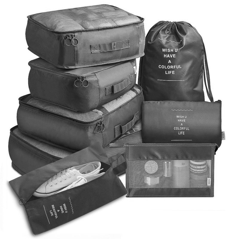 8-Piece Travel Packing Cube Set – Ultimate Suitcase Organiser