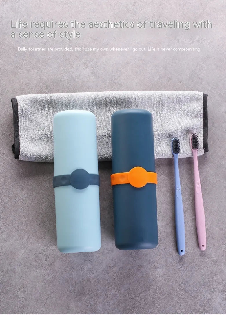 Travel Toothbrush Case & Rinse Cup