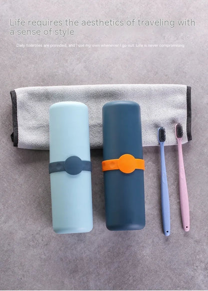 Travel Toothbrush Case & Rinse Cup