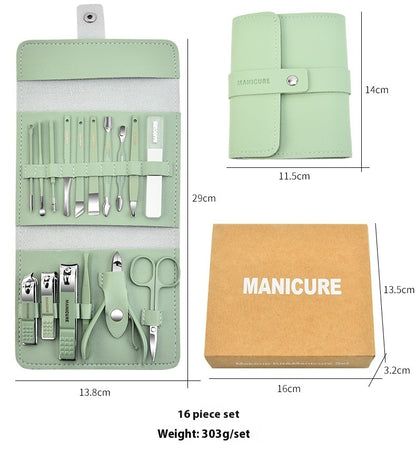 Premium Stainless Steel Grooming & Nail Care Kit