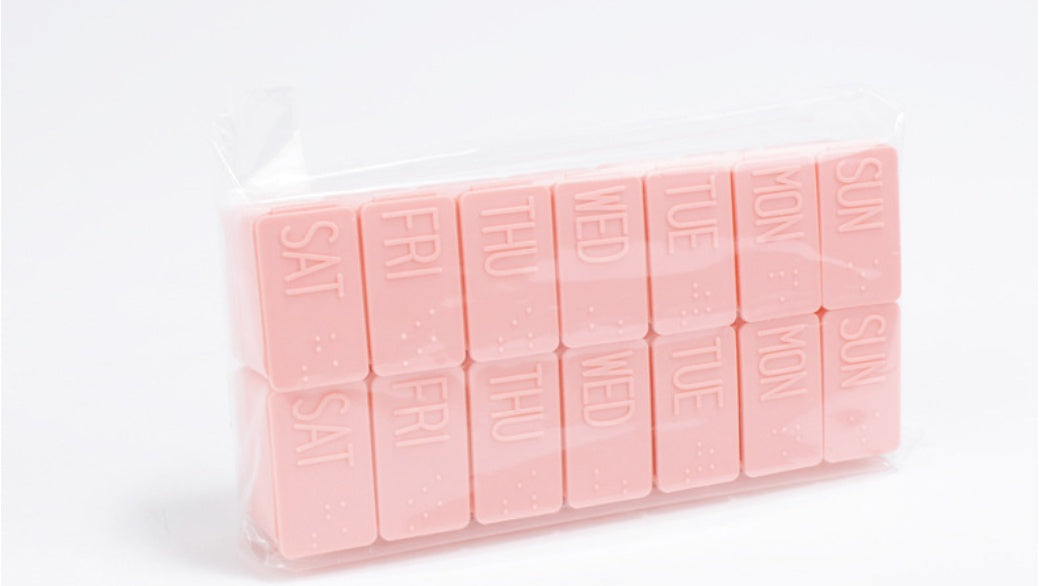 Weekly Pill Organiser Box (7-Day) | Portable Seven-Grid Pill Storage Case