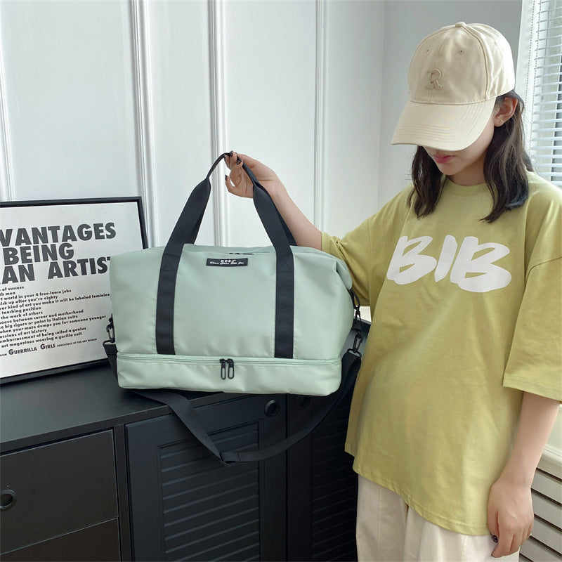 Women’s Travel Duffle Bag with Separate Shoe Compartment