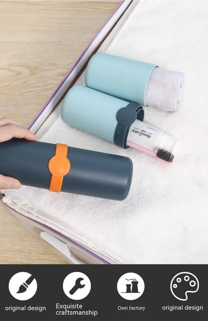 Travel Toothbrush Case & Rinse Cup