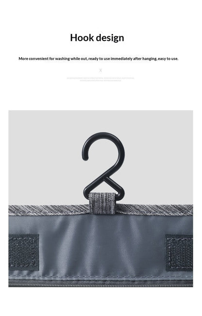 Modern Travel Toiletry Bag – Wet/Dry Compartments & Hanging Design