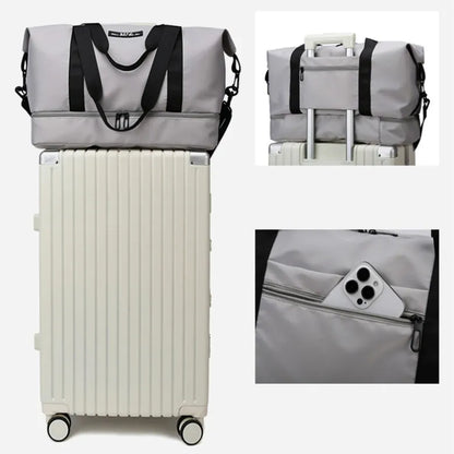 Women’s Travel Duffle Bag with Separate Shoe Compartment