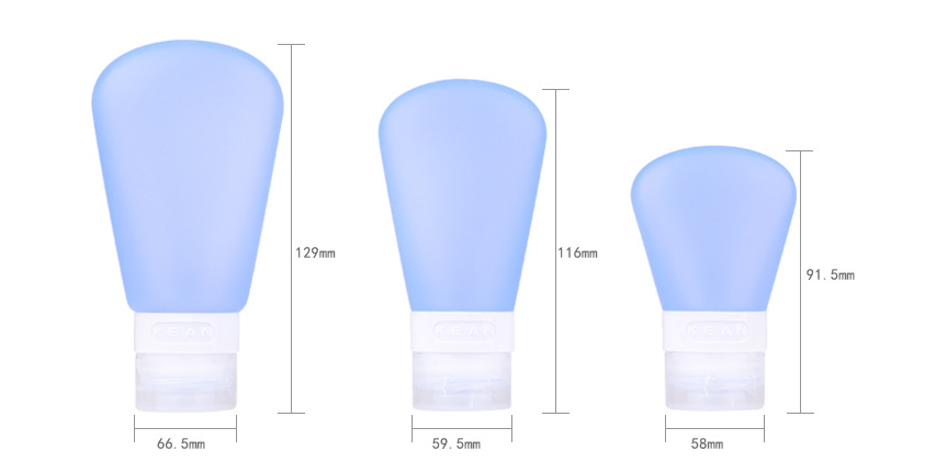 Leak-Proof Silicone Travel Bottles