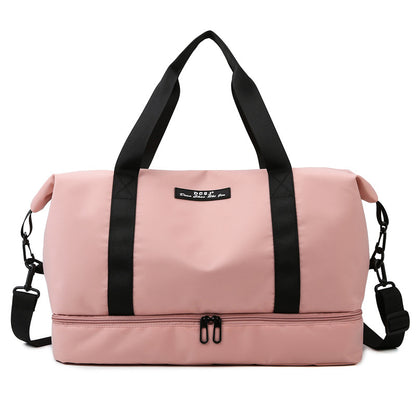 Women’s Travel Duffle Bag with Separate Shoe Compartment