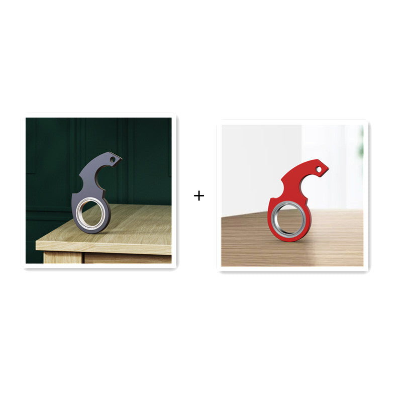 Creative Spinner Keychain – Stress Reliever + Bottle Opener