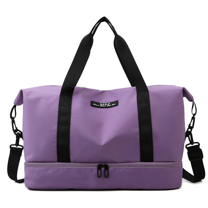 Women’s Travel Duffle Bag with Separate Shoe Compartment
